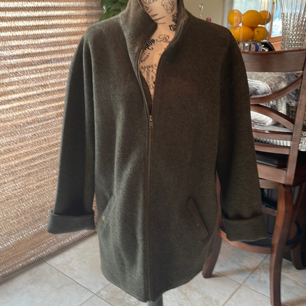 Ralph Lauren Olive Green Jacket Size Large Excellent Condition Worn Once